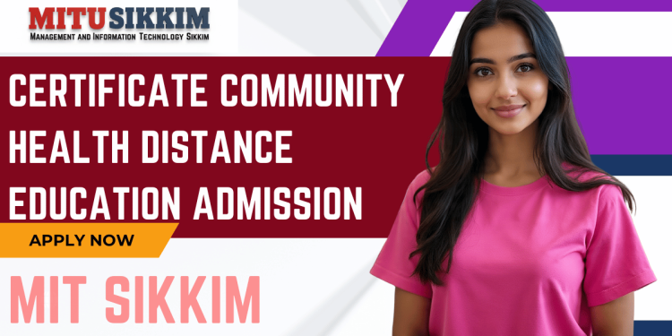 Certificate Community Health Distance Education Admission